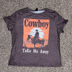 Cowboy Graphic T-Shirt